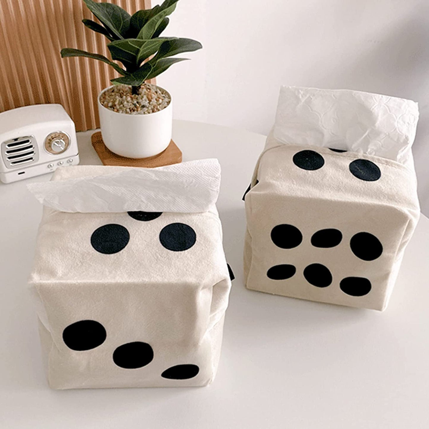 Dice Tissue Box Cover