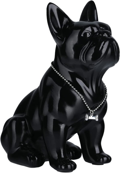 English Bulldog Necklace Holder Statue