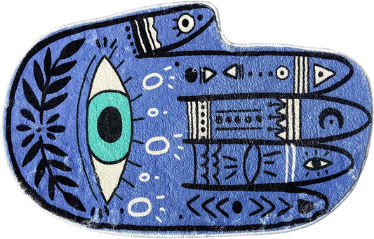 Evil Eye Hamsa Rug