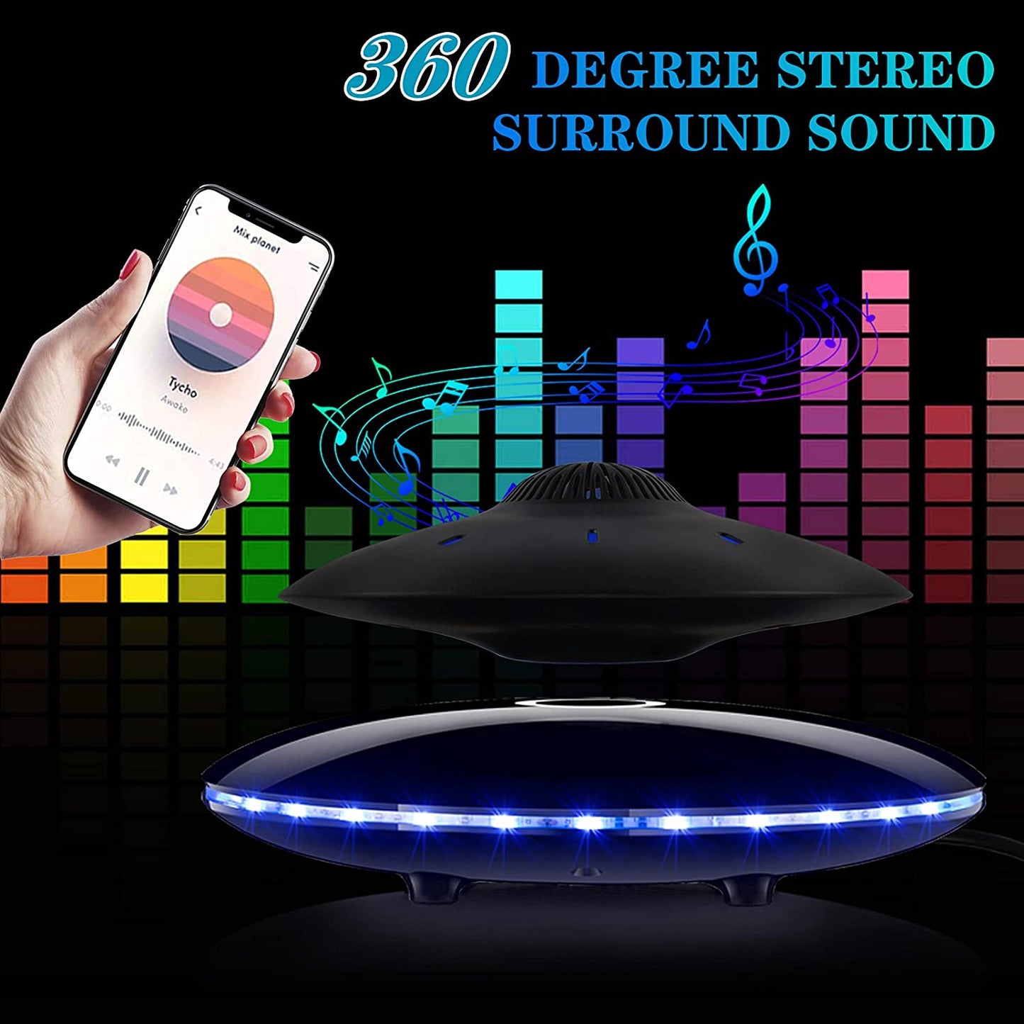 Levitating UFO Speaker