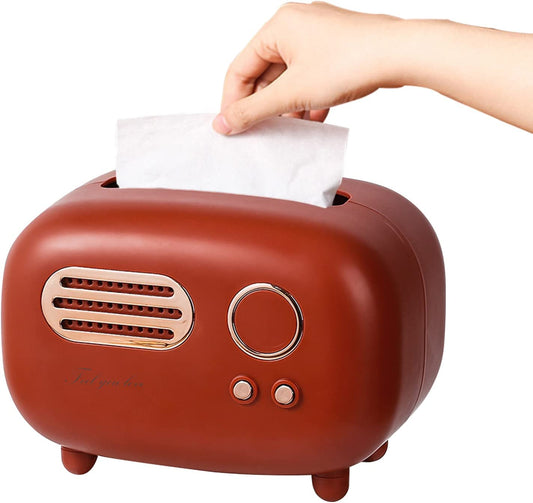 Retro Radio Tissue Box