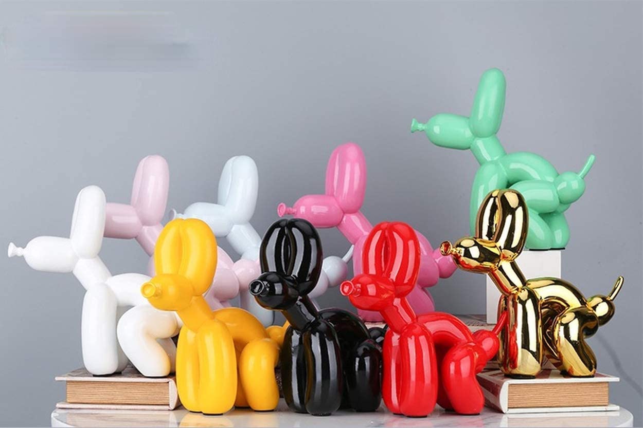 Squat Balloon Dog Statue