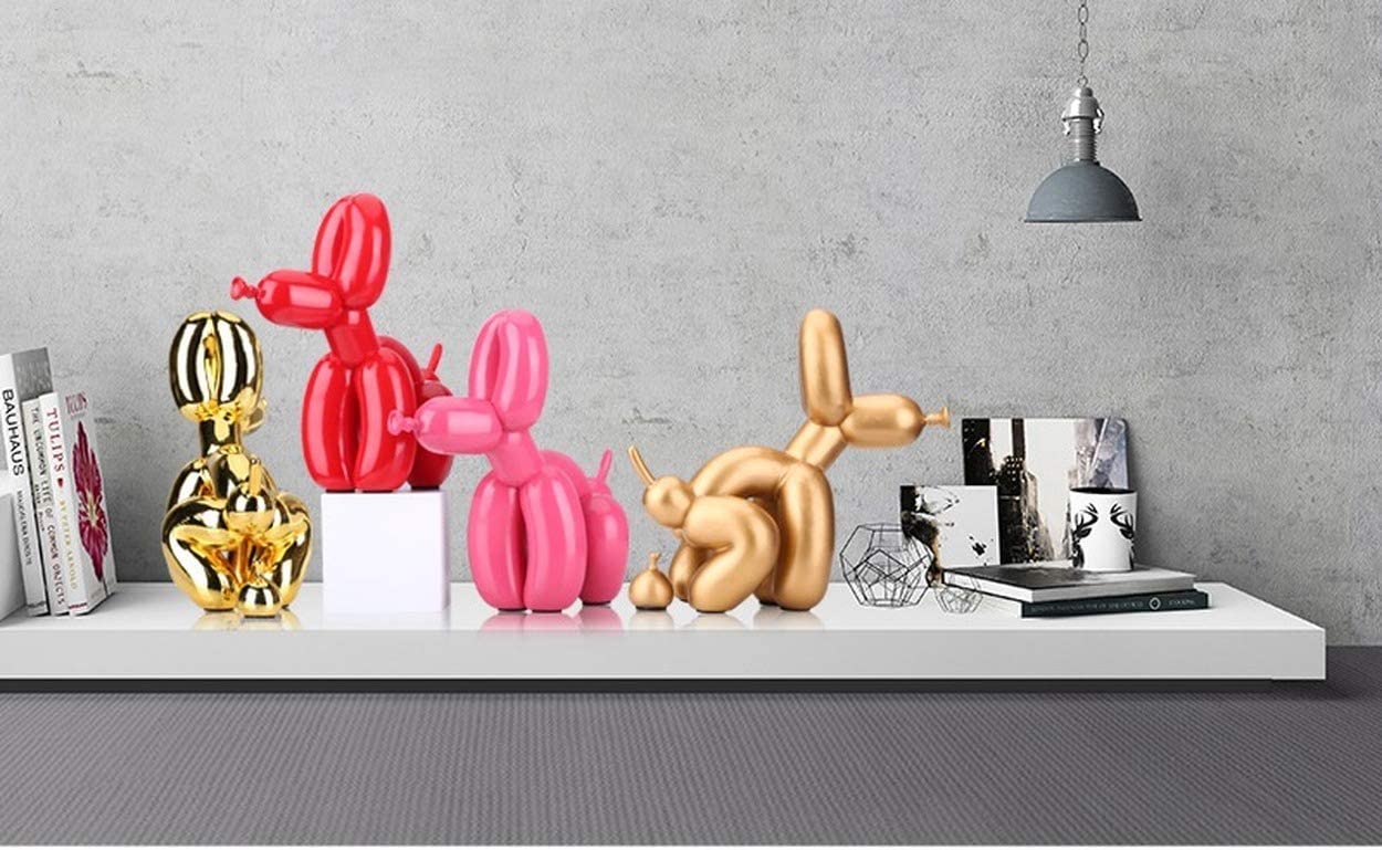 Squat Balloon Dog Statue