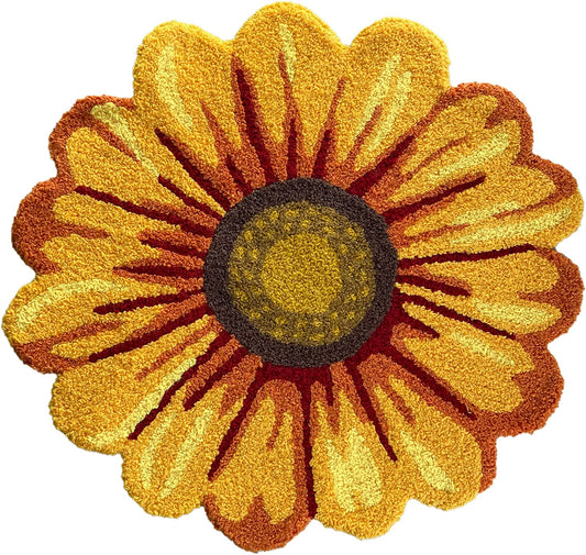 Detailed Sunflower Rug