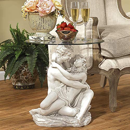 Toscano In the Arms of Romance End Table